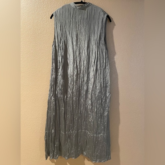 Vince Gorgeous Shimmering Olive Dress - Picture 6 of 9